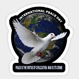 International Peace Day Sticker